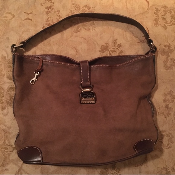 Dooney & Bourke Handbags - Vintage Dooney & Bourke Nubuck Leather Buckle Bag